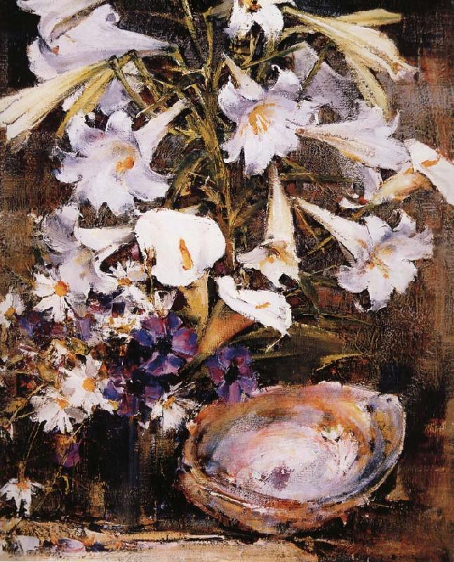 Nikolay Fechin Lily and Shell china oil painting image